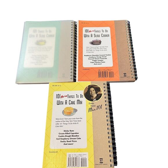 101 Things To Do W/Slow Cooker,More To Do W/Slow Cooker,More W/Cake Mix 3 Books - Picture 2 of 6